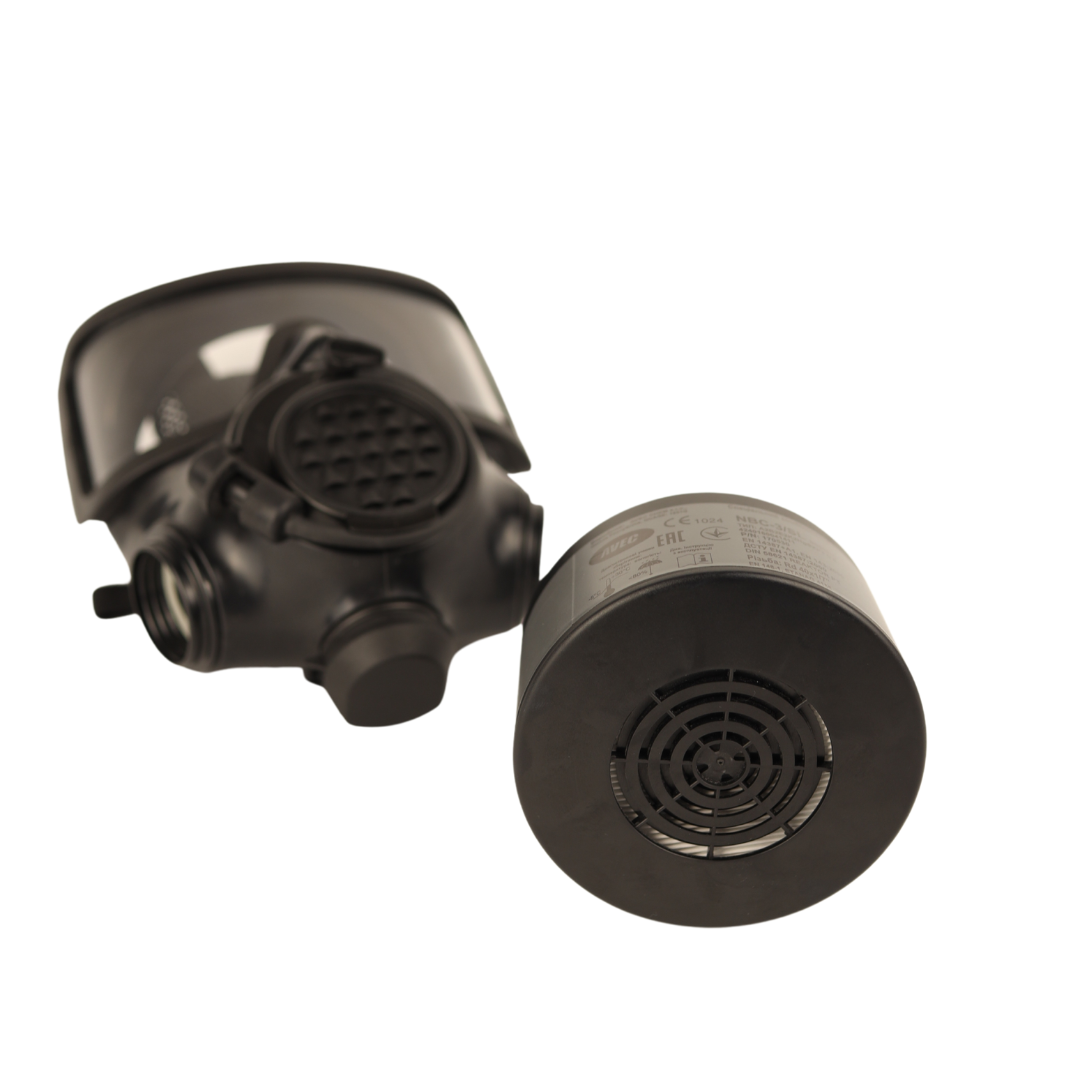 Протигаз. Захисна панорамна маска Protective maskOM-2020 з фільтром NBC-3/SL