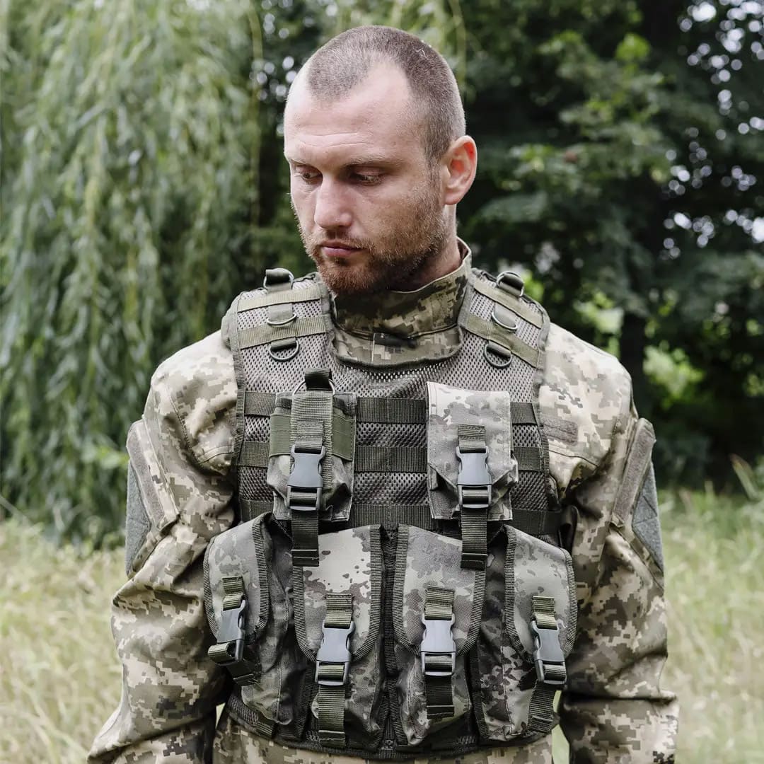 Розгрузка (сітка), зелений комуфляж