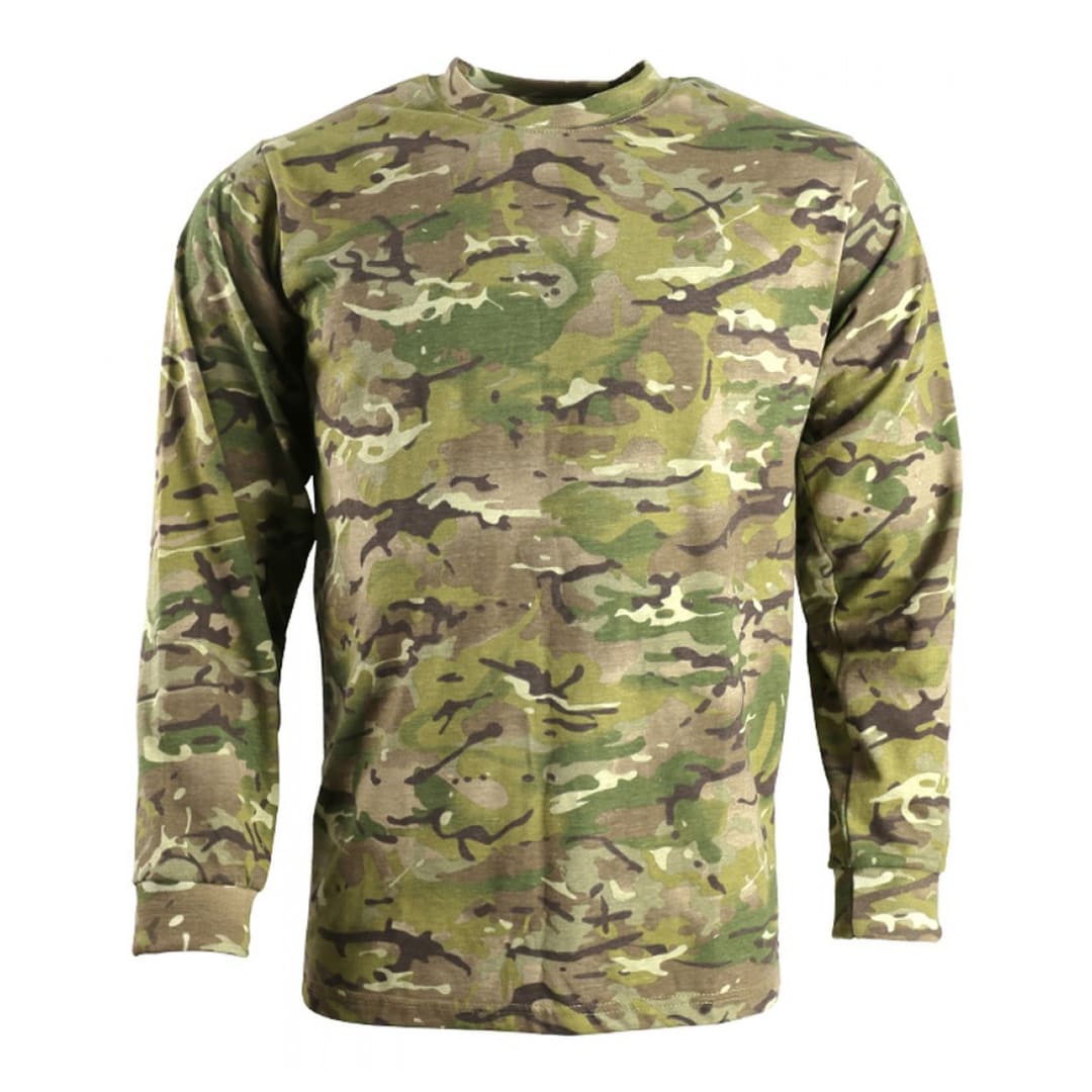 Кофта тактична KOMBAT UK Long Sleeve T-shirt мультікам