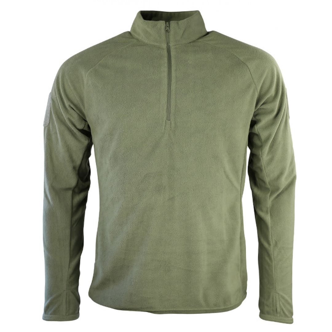 Фліс тактичний KOMBAT UK Alpha Mid-Layer Fleece оливковий