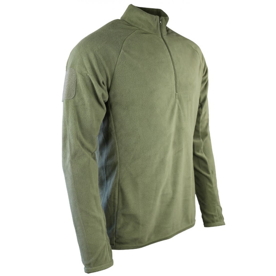 Фліс тактичний KOMBAT UK Alpha Mid-Layer Fleece оливковий