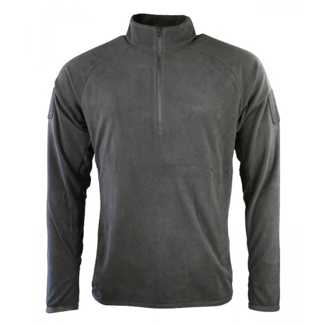 Фліс тактичний KOMBAT UK Alpha Mid-Layer Fleece чорний
