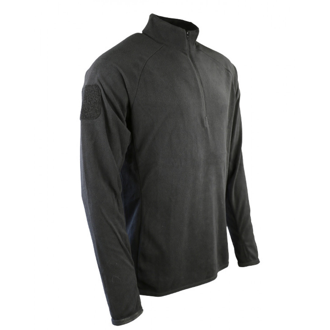 Фліс тактичний KOMBAT UK Alpha Mid-Layer Fleece чорний