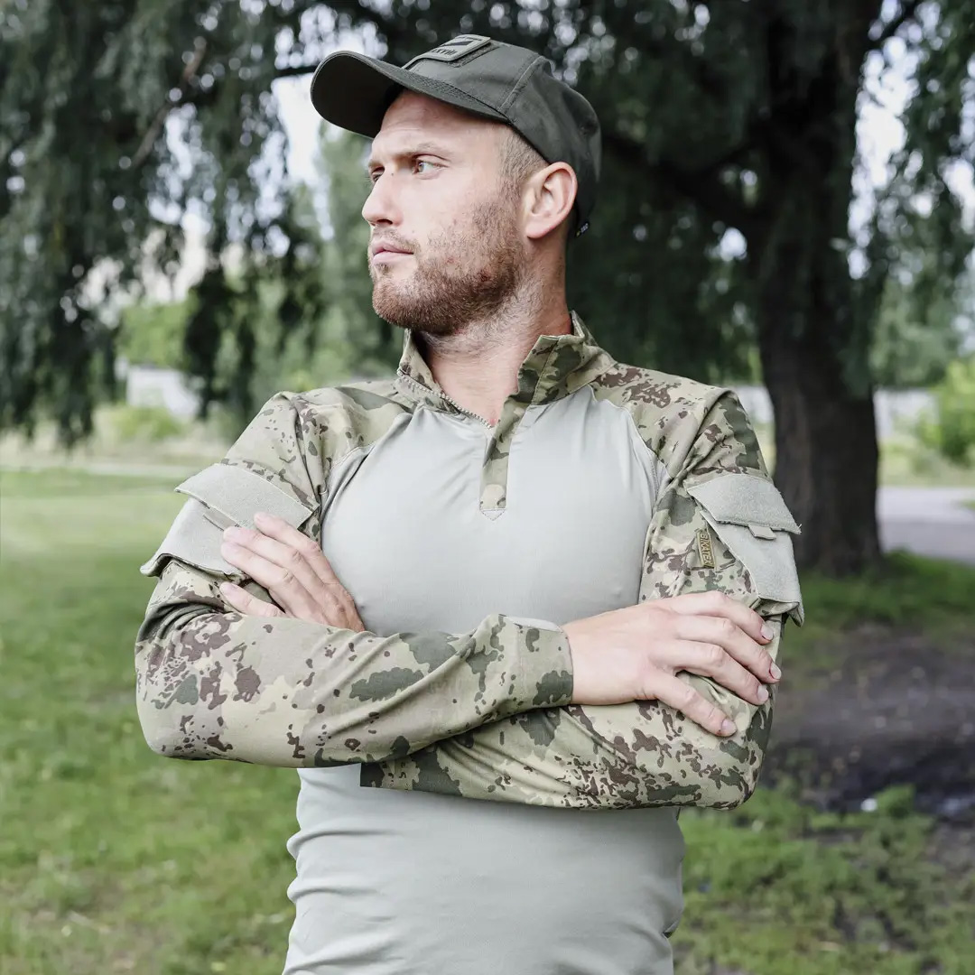 Тактична рубашка, бойова сорочка військова. Камуфляж.