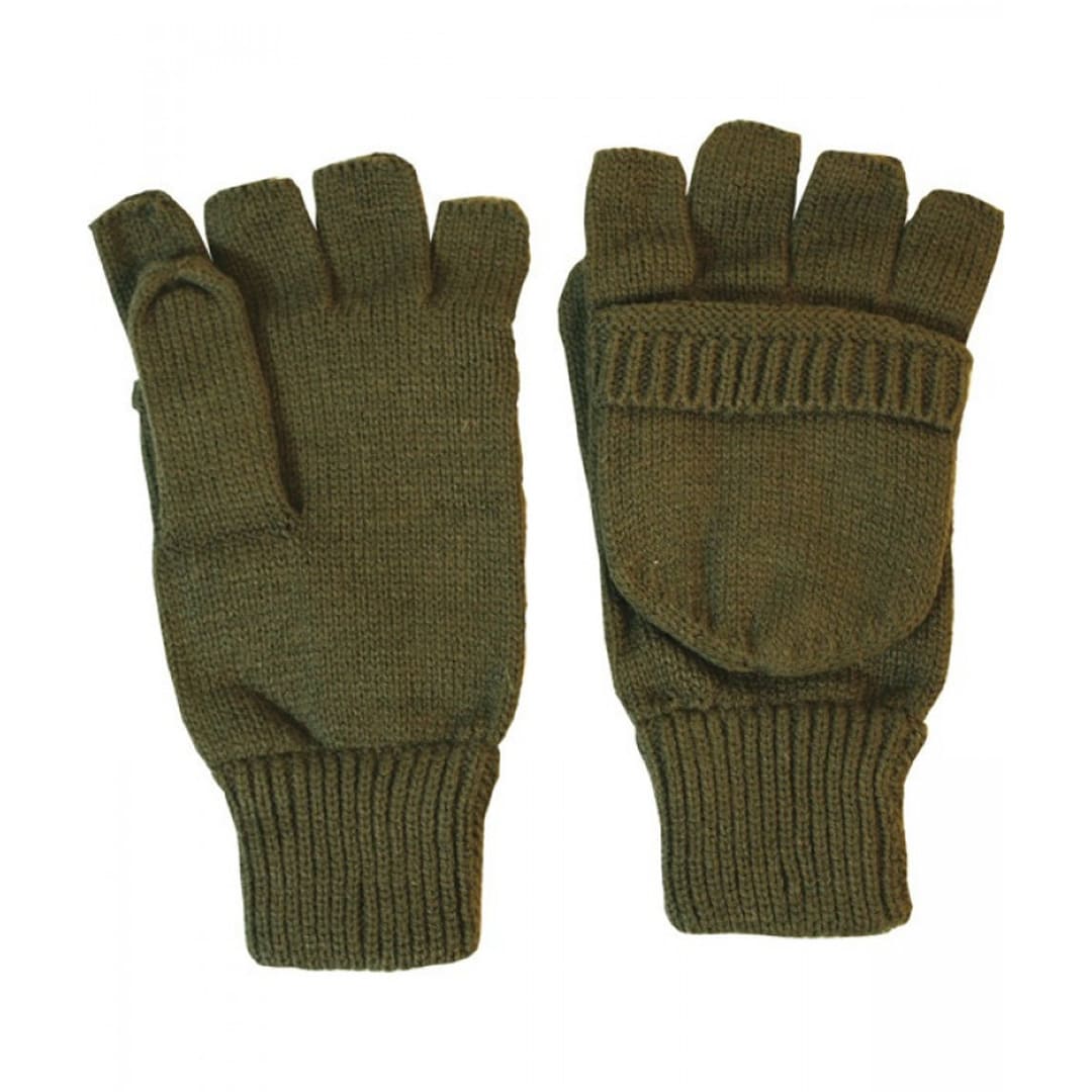 Рукавиці 2в1 KOMBAT UK Shooters Mitts оливковий 