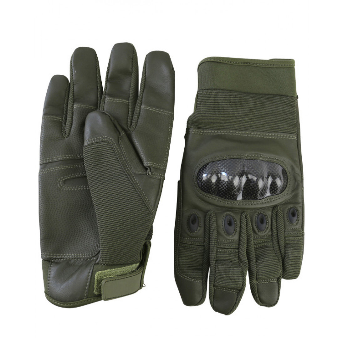Тактичні рукавички KOMBAT UK Predator Tactical Gloves Оливковий 