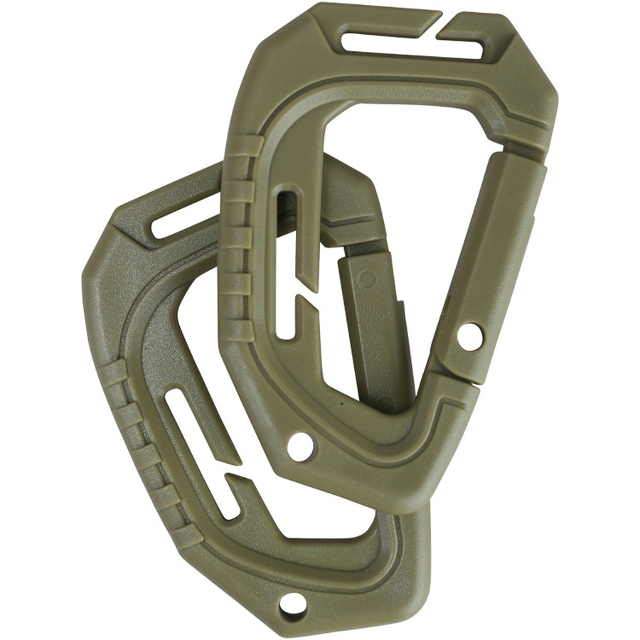 Карабін 1шт KOMBAT UK Spec-Ops Carabiner койот 