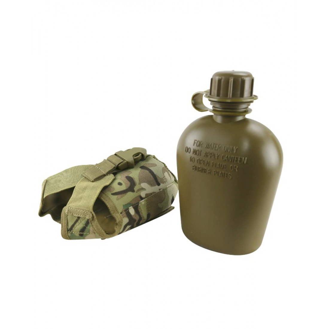 Фляга тактична KOMBAT UK Tactical Water Bottle мультікам 0,95л
