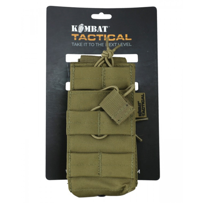 Підсумок під магазини АК  KOMBAT UK  Single DUO Mag Pouch  койот  Uni